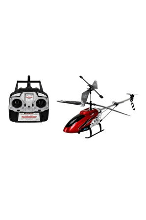 Uzaktan Kumandalı Şarjlı Kırmızı Atmaca Helikopter Kız Erkek Çocuk Oyuncak Eğitici Oyuncaklar