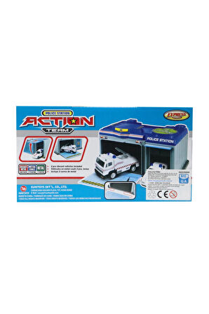 Express Wheels Metal Araçlı Çantalı Polis Seti Kız Erkek Çocuk Oyuncak Eğitici Oyuncaklar