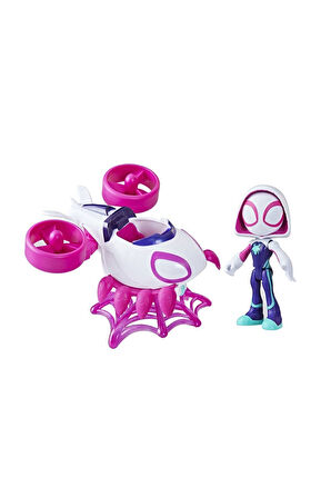 F6776 Spidey ve İnanılmaz Arkadaşları - Araç ve Figür +3 yaş Kız Erkek Çocuk Oyuncak Eğitici Oyuncak