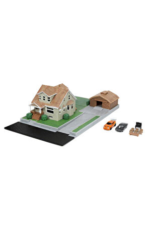 253203081 Toretto House 1:24 Diorama Kız Erkek Çocuk Oyuncak Eğitici Oyuncaklar
