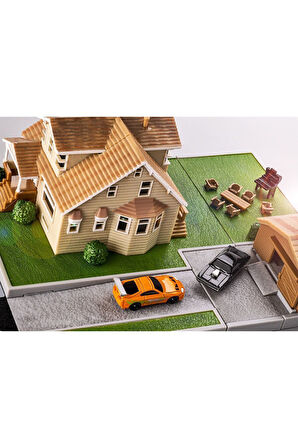 253203081 Toretto House 1:24 Diorama Kız Erkek Çocuk Oyuncak Eğitici Oyuncaklar