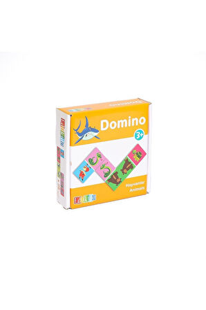 EDU-3013 Hayvanlar Domino -Chiva Kız Erkek Çocuk Oyuncak Eğitici Oyuncaklar