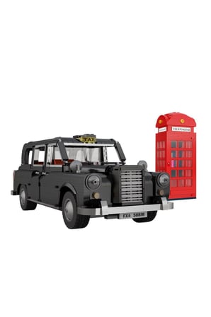 C62004W CADA London Taksi Blok Seti -Vagon life Kız Erkek Çocuk Oyuncak Eğitici Oyuncaklar