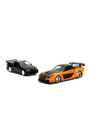 253202011 Fast Furious Twin Pack 1:32 Kız Erkek Çocuk Oyuncak Eğitici Oyuncaklar