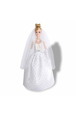 3381 SUN-RST-SIS-Gelinlikli Manken Bebek Alisha 29cm - Sunman Kız Erkek Çocuk Oyuncak Eğitici Oyunca