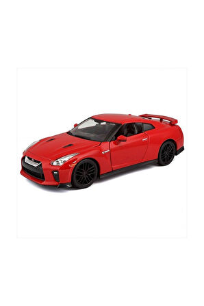 21082 Burago 1:24 Nissan GT-R 2017 Model Araba Kız Erkek Çocuk Oyuncak Eğitici Oyuncaklar