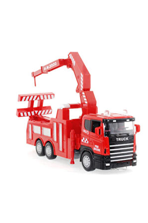 Die Cast Sürtmeli Vinçli Kurtarıcı İtfaiye Aracı Kız Erkek Çocuk Oyuncak Eğitici Oyuncaklar