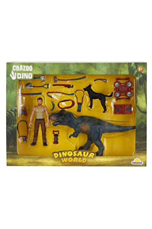43111 Crazoo Dinozor Figürlü Oyun Seti - 1adet Stokta Olan Gönderilir Kız Erkek Çocuk Oyuncak Eğitic