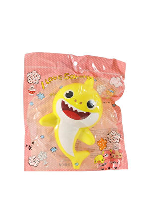 Squishy Sarı Köpek Balığı Kız Erkek Çocuk Oyuncak Eğitici Oyuncaklar