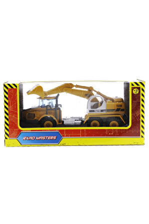 Die Cast Mini İnşaat Aracı Kepçe Kız Erkek Çocuk Oyuncak Eğitici Oyuncaklar
