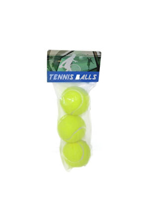 Poşette 3'lü Tenis Topu Kız Erkek Çocuk Oyuncak Eğitici Oyuncaklar
