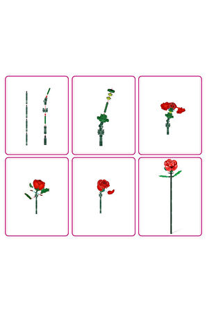 5UC00000 MAX Gül sürprizi 247 parça Kız Erkek Çocuk Oyuncak Eğitici Oyuncaklar