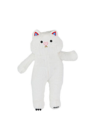 4806 Peluş Uzun Kedi 55cm Beyaz -My Friend Toys Kız Erkek Çocuk Oyuncak Eğitici Oyuncaklar