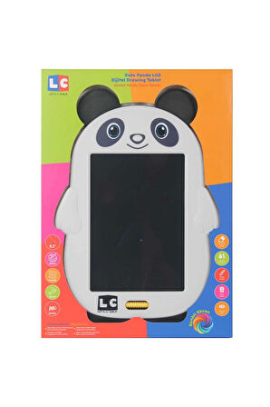 Lc Sevimli Panda Çizim Tableti 22cm Kız Erkek Çocuk Oyuncak Eğitici Oyuncaklar