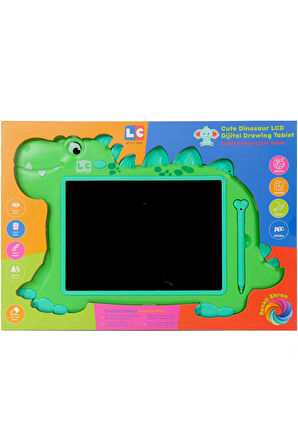 Lc Sevimli Dinazor Çizim Tableti 22cm Kız Erkek Çocuk Oyuncak Eğitici Oyuncaklar