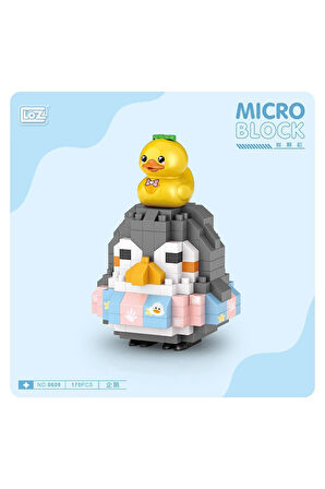 LZ8609 LOZ Penguen Blok Seti Mini Poşet -Vagon life Kız Erkek Çocuk Oyuncak Eğitici Oyuncaklar