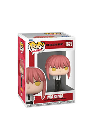 Funko POP Animation: Chainsaw Man - Makima Kız Erkek Çocuk Oyuncak Eğitici Oyuncaklar