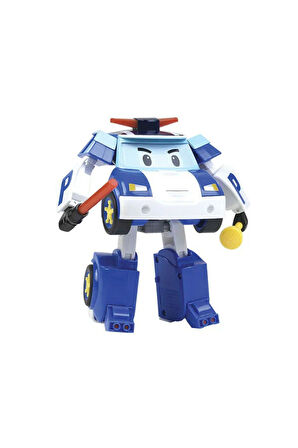 POLI MRT-685 Sesli ve Işıklı Robocar Poli Büyük Transforming Robot Poli Kız Erkek Çocuk Oyuncak Eğit