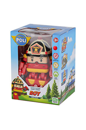 POLI MRT-686 Sesli ve Işıklı Robocar Poli Büyük Transforming Robot Roy -Necotoys Kız Erkek Çocuk Oyu
