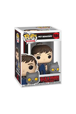 Funko POP & Buddy: Pet Sematary - Ellie & Church Kız Erkek Çocuk Oyuncak Eğitici Oyuncaklar
