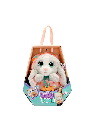 BAW02000 Baby Paws Sesli Tavşan 20cm Peluş Kız Erkek Çocuk Oyuncak Eğitici Oyuncaklar