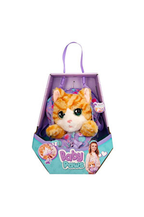 BAW05000 Baby Paws Sesli Kedi 20cm Peluş Kız Erkek Çocuk Oyuncak Eğitici Oyuncaklar