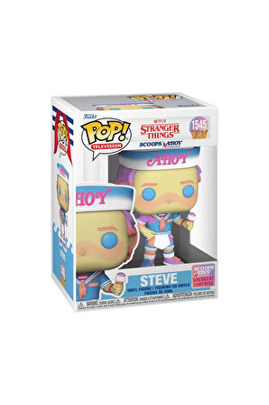 Funko POP TV: Stranger Things - Steve (Scoops Ahoy) Kız Erkek Çocuk Oyuncak Eğitici Oyuncaklar
