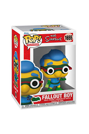 Funko POP Television: The Simpsons - Fallout Boy Kız Erkek Çocuk Oyuncak Eğitici Oyuncaklar