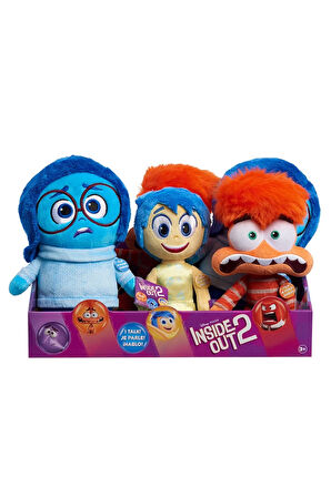 Inside 2 Mini Peluş Kız Erkek Çocuk Oyuncak Öğretici Oyuncaklar