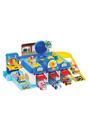 POLI MRT-664 Sesli Robocar Poli Lets Go Ana Merkez Oyun Seti Kız Erkek Çocuk Oyuncak Eğitici Oyuncak