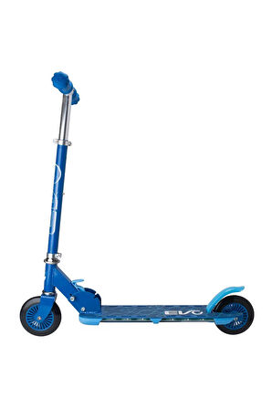 Evo 2 Tekerlekli Flash Işıklı Mavi Scooter Kız Erkek Çocuk Oyuncak Öğretici Oyuncaklar