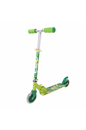 Evo 2 Tekerlekli Katlanabilir Dino Inline Işıklı Scooter Kız Erkek Çocuk Oyuncak Eğitici Oyuncaklar