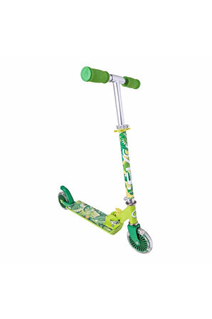 Evo 2 Tekerlekli Katlanabilir Dino Inline Işıklı Scooter Kız Erkek Çocuk Oyuncak Eğitici Oyuncaklar