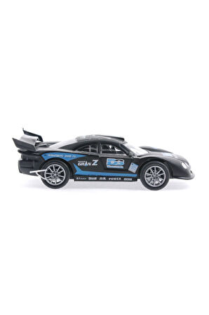 Die Cast Çek Bırak Metal Siyah Yarış Arabası DS Kız Erkek Çocuk Oyuncak Eğitici Oyuncaklar