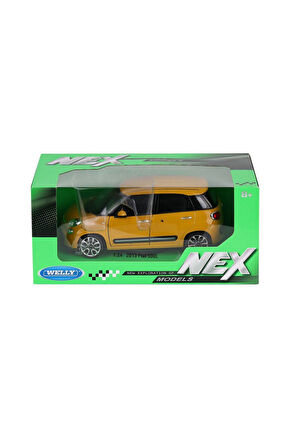 24038 Welly Fiat 500L 1:24 Kız Erkek Çocuk Oyuncak Eğitici Oyuncaklar