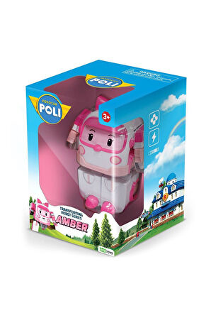 POLI MRT-0651 Robocar Transforming Robot Figür Amber -Necotoys Kız Erkek Çocuk Oyuncak Eğitici Oyunc