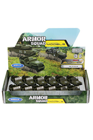 43723 Welly Jeep Willys 1:32 - 1adet fiyatıdır Kız Erkek Çocuk Oyuncak Eğitici Oyuncaklar
