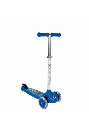 Evo Işıklı 3 Tekerlekli Mavi Scooter Kız Erkek Çocuk Oyuncak Eğitici Oyuncaklar