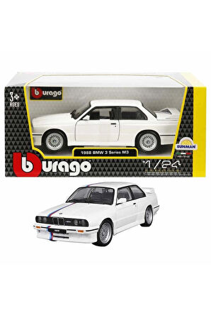 S00021100 1/24 BMW M3 1988 (E30) -SUN Kız Erkek Çocuk Oyuncak Eğitici Oyuncaklar