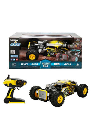1:12 USB Şarjlı Uzaktan Kumandalı 4x4 Off Road Araba - S00005014 Kız Erkek Çocuk Oyuncak Eğitici Oyu