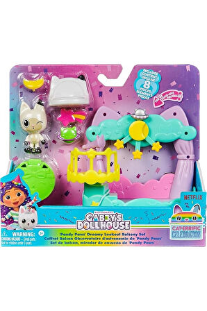 Gabby's Dollhouse Balkon Takımı Figür Set - SPM-6069729 - 1adet Stokta Olan Gönderilir Kız Erkek Çoc