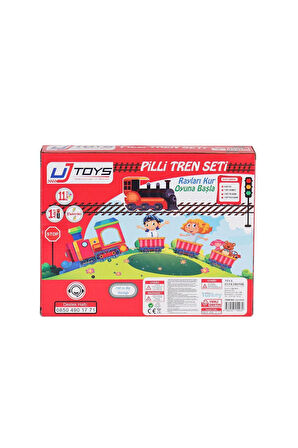 200003 Pilli Tren -UJ Toys Kız Erkek Çocuk Oyuncak Eğitici Oyuncaklar