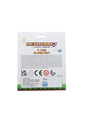 Megacraft 9 Parça Gri Taş Blok Kız Erkek Çocuk Oyuncak Eğitici Oyuncaklar