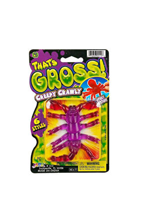 0410 Streç Gross Creepy Crawly Esnek Böcekler -Sunman Kız Erkek Çocuk Oyuncak Eğitici Oyuncaklar