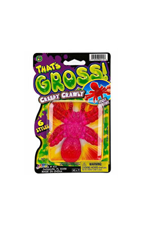0410 Streç Gross Creepy Crawly Esnek Böcekler -Sunman Kız Erkek Çocuk Oyuncak Eğitici Oyuncaklar