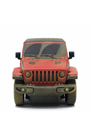 1:24 Jeep Wrangler Rubicon Muddy Uzaktan Kumandalı Araba Kız Erkek Çocuk Oyuncak Eğitici Oyuncaklar