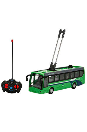 1:32 Işıklı Uzaktan Kumandalı Şehir Otobüsü Kız Erkek Çocuk Oyuncak Eğitici Oyuncaklar