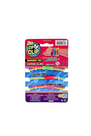 4785 Zıp Clip Zipper Clips 3lü -Sunman Kız Erkek Çocuk Oyuncak Eğitici Oyuncaklar