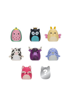 AL0021 Squish-a-longs 8 Figür + Yüzük Set Asorti Seri 2 Kız Erkek Çocuk Oyuncak Eğitici Oyuncaklar