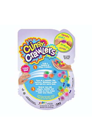 04220 Clingy Crawlers Yapışkan Tırmanıcı -Sunman Kız Erkek Çocuk Oyuncak Eğitici Oyuncaklar